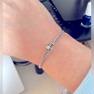 David Yurman Starburst Single-Station Cable Bracelet